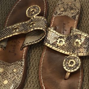 Jack Roger Gold Sandal